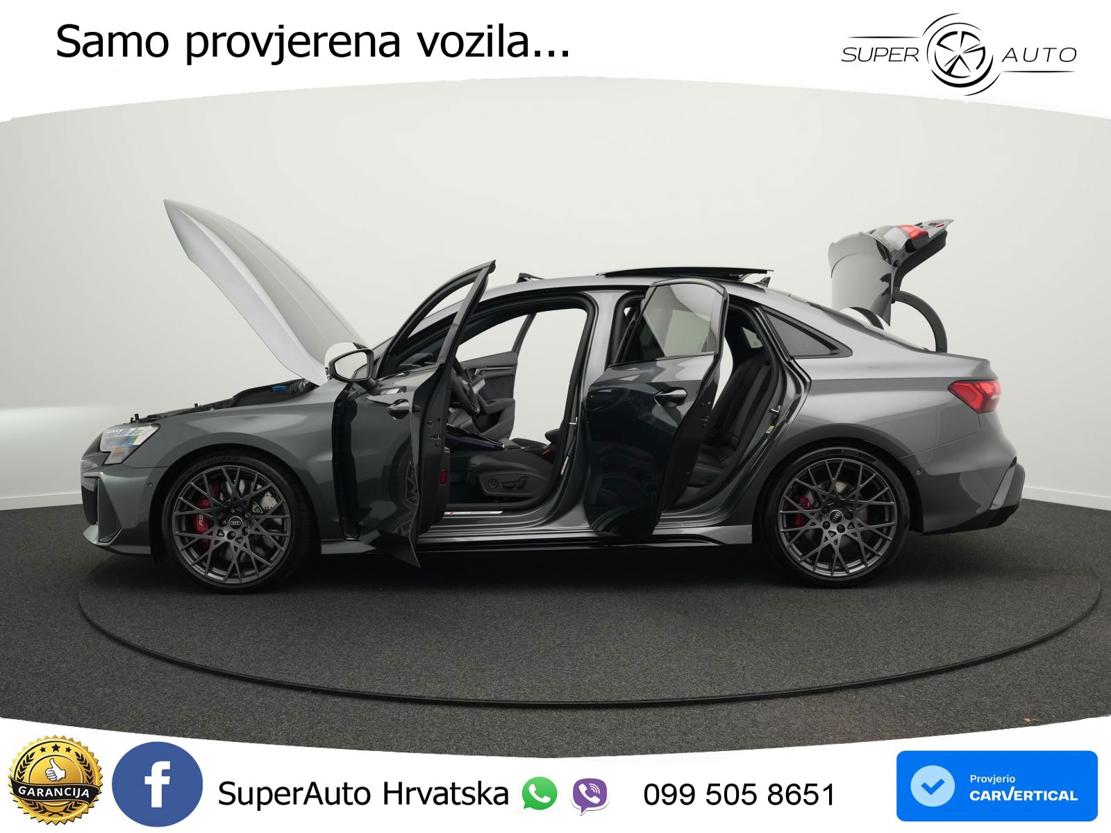 Audi RS3 Sedan 2.5 TFSI (400 KS) quattro S tronic LED+GR SJED+ACC