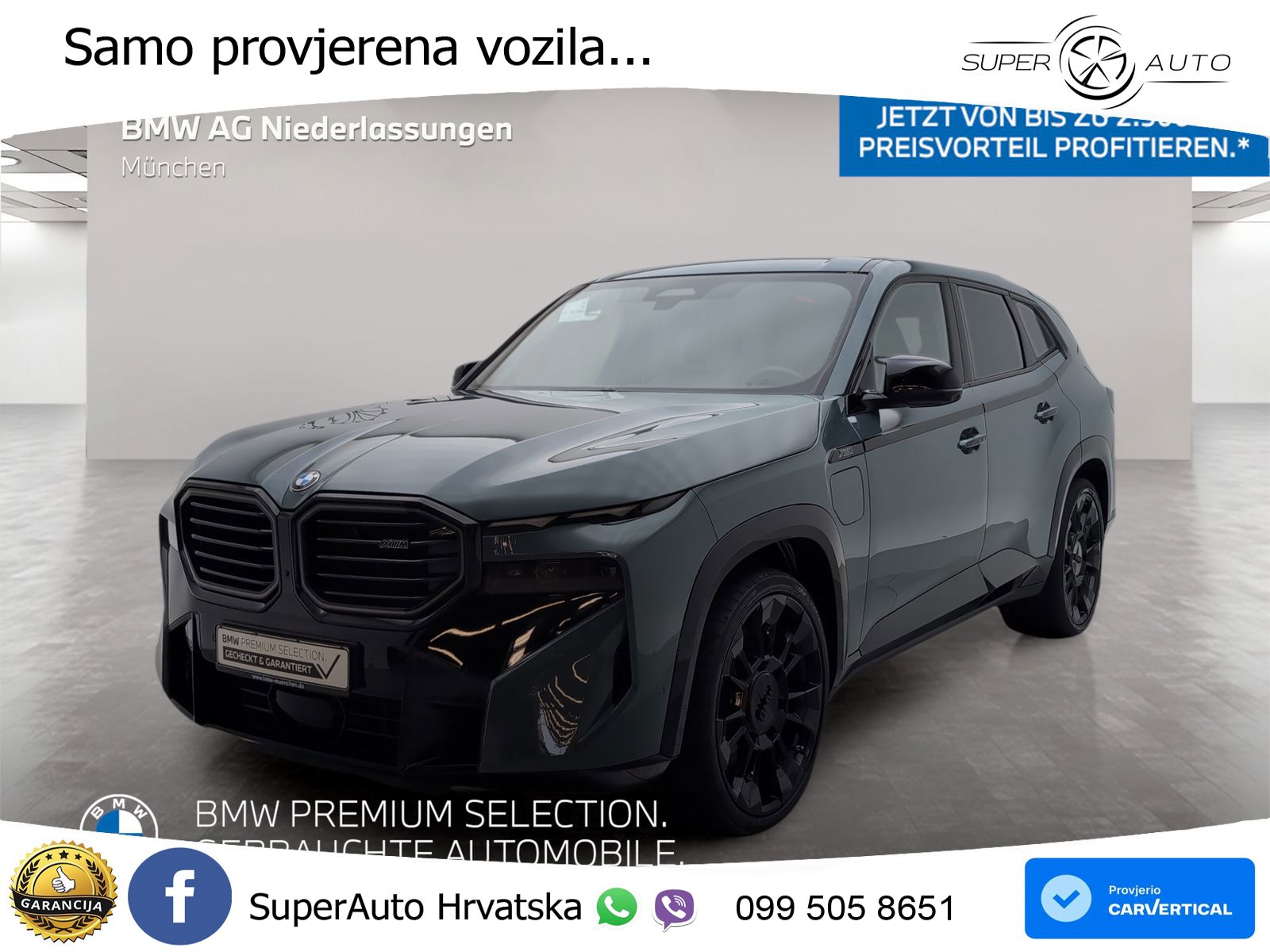 BMW XM 50e (476 KS) M xDrive M Steptronic