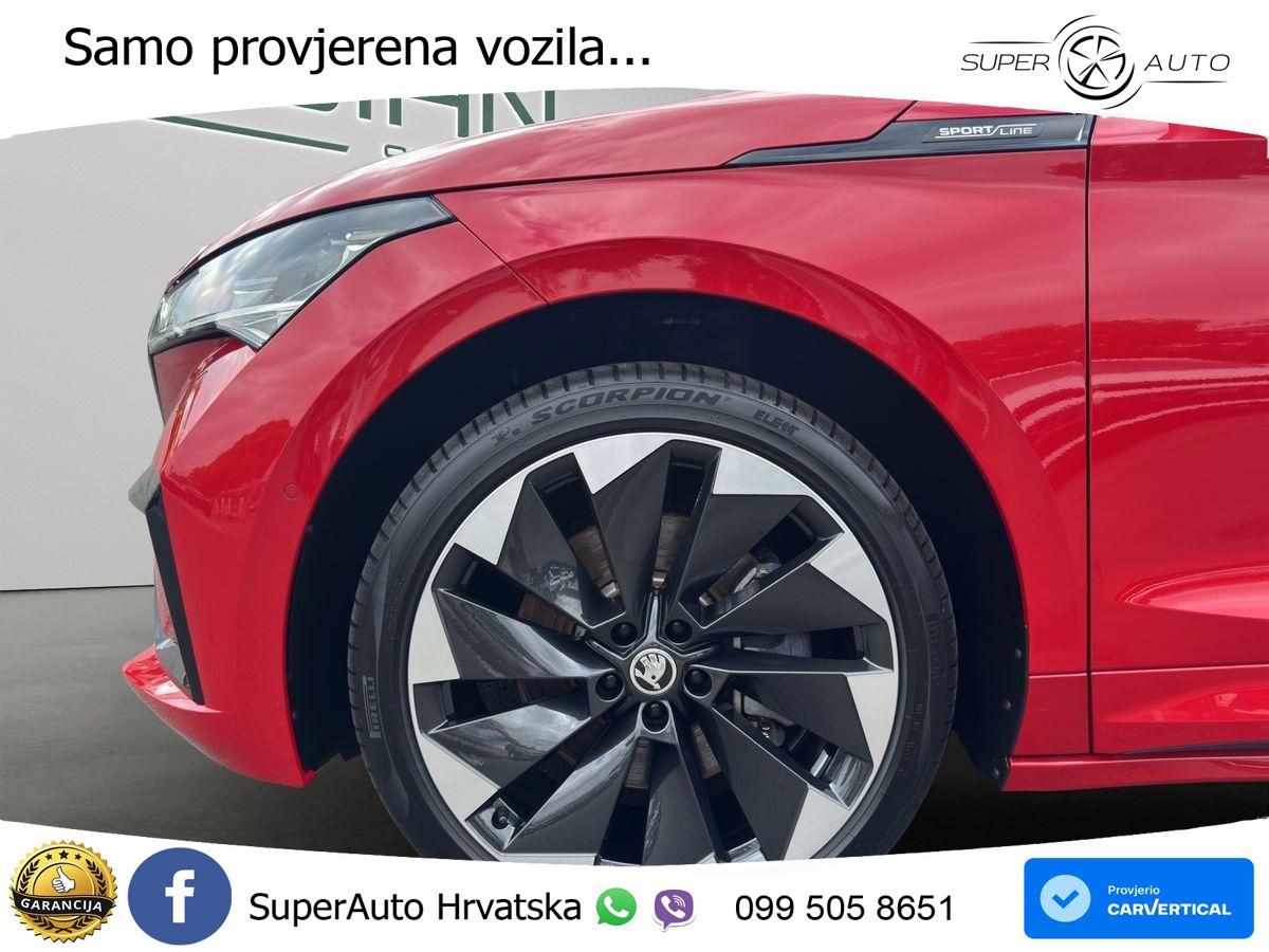 Škoda Enyaq iV 80x 82 kWh (265 KS) AWD SportLine LED+GR SJED+ACC