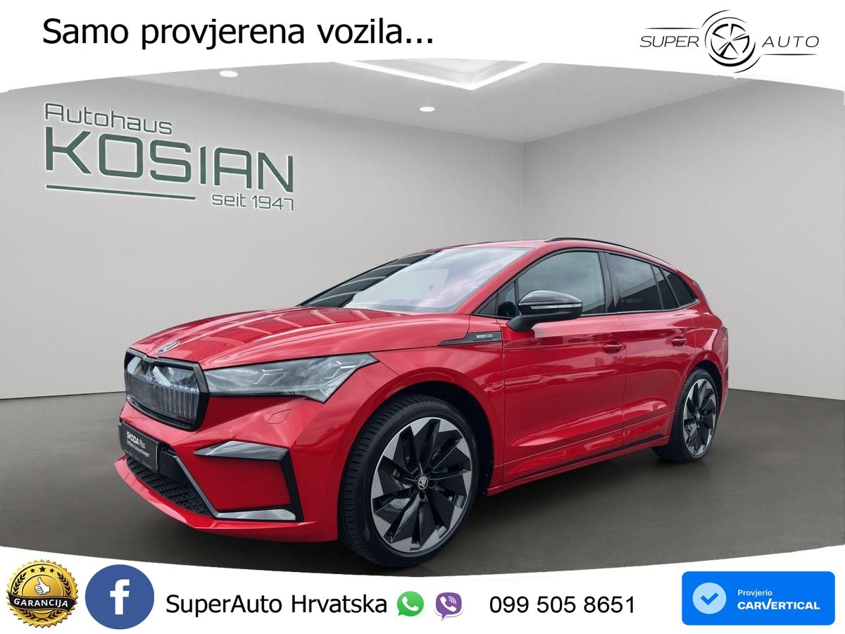 Škoda Enyaq iV 80x 82 kWh (265 KS) AWD SportLine LED+GR SJED+ACC