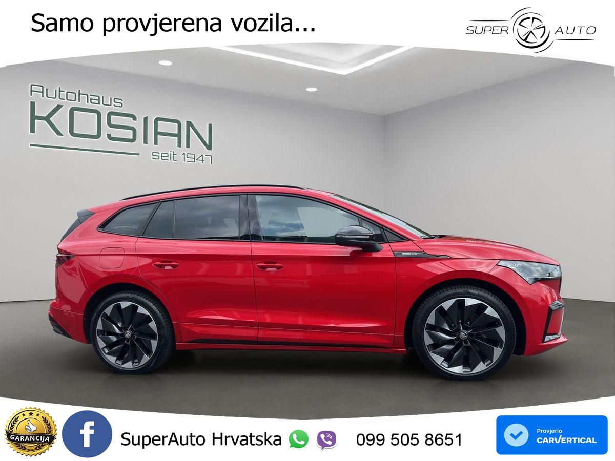 Škoda Enyaq iV 80x 82 kWh (265 KS) AWD SportLine LED+GR SJED+ACC