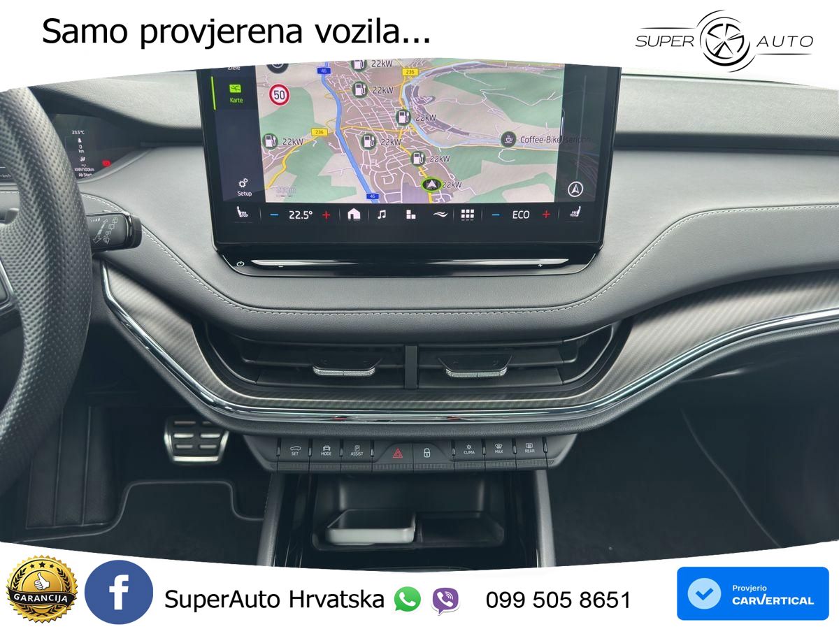 Škoda Enyaq iV 80x 82 kWh (265 KS) AWD SportLine LED+GR SJED+ACC