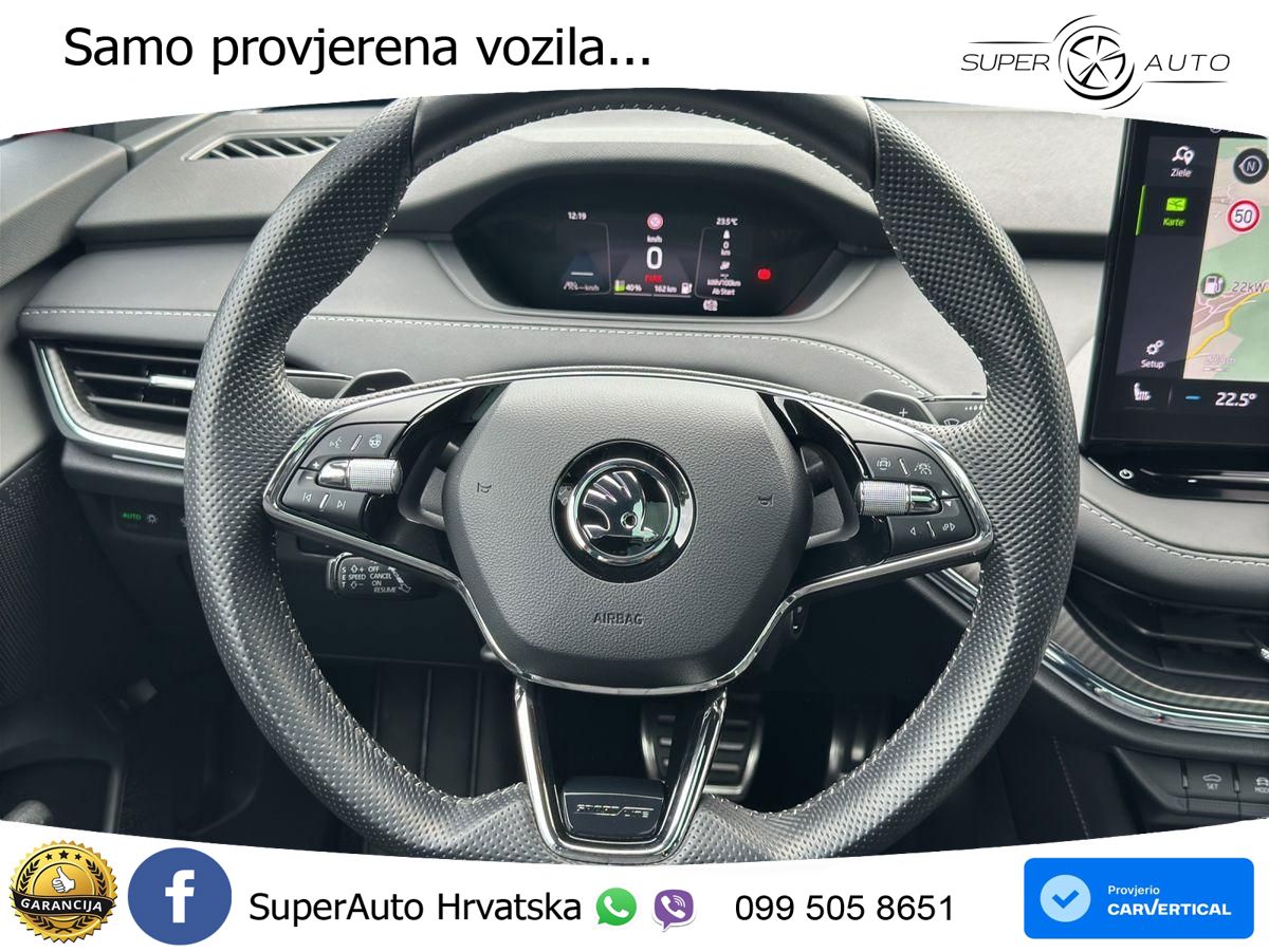 Škoda Enyaq iV 80x 82 kWh (265 KS) AWD SportLine LED+GR SJED+ACC