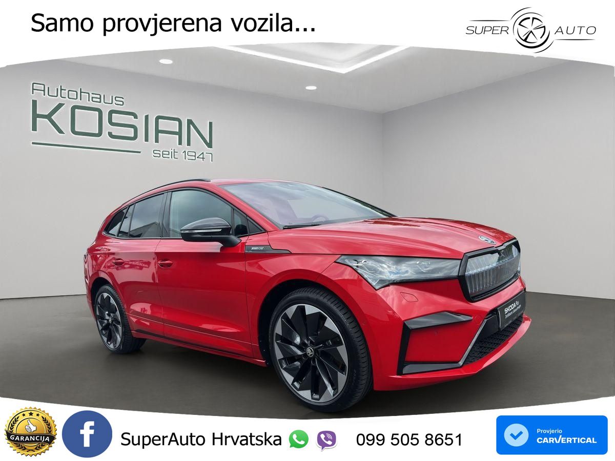 Škoda Enyaq iV 80x 82 kWh (265 KS) AWD SportLine LED+GR SJED+ACC