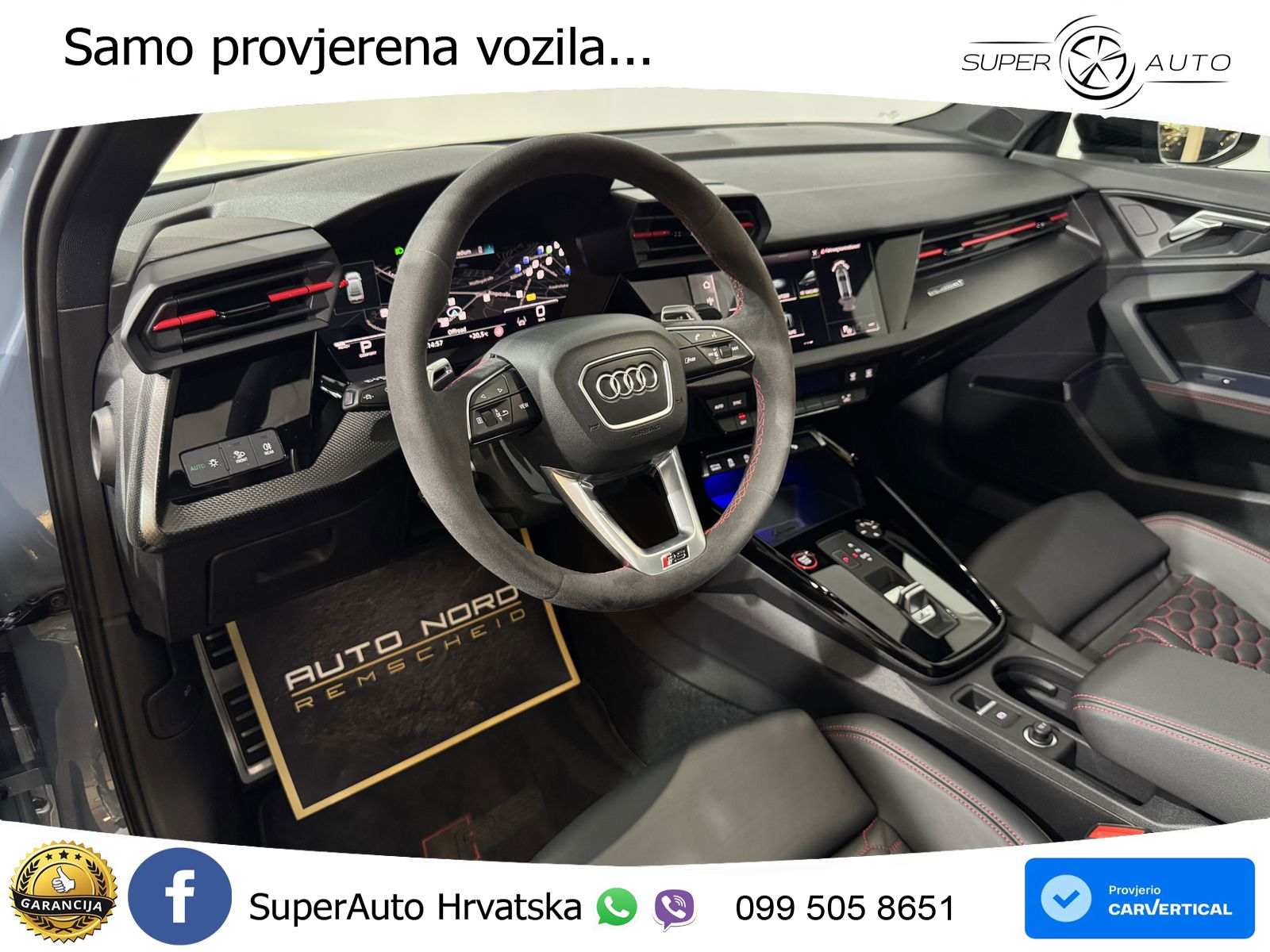 Audi RS3 Sedan 2.5 TFSI (400 KS) quattro S tronic LED+GR SJED+ACC