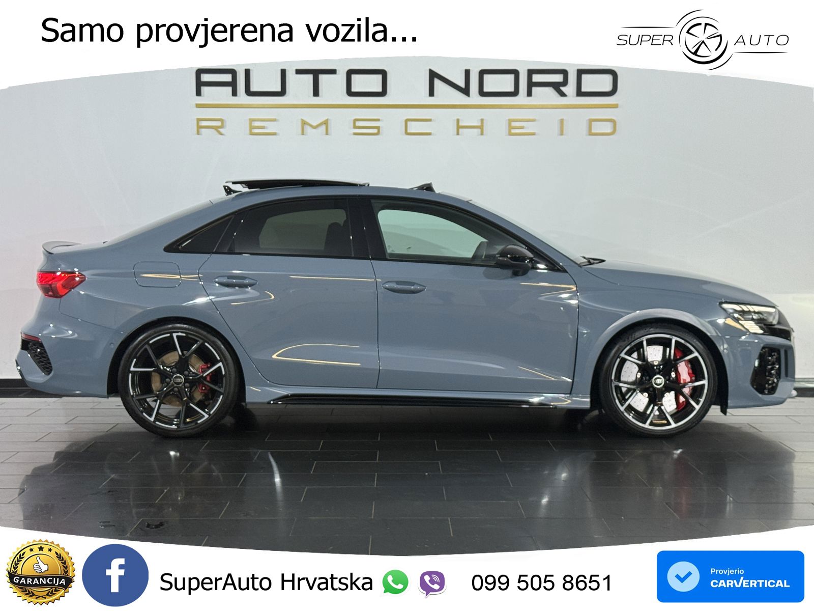 Audi RS3 Sedan 2.5 TFSI (400 KS) quattro S tronic LED+GR SJED+ACC