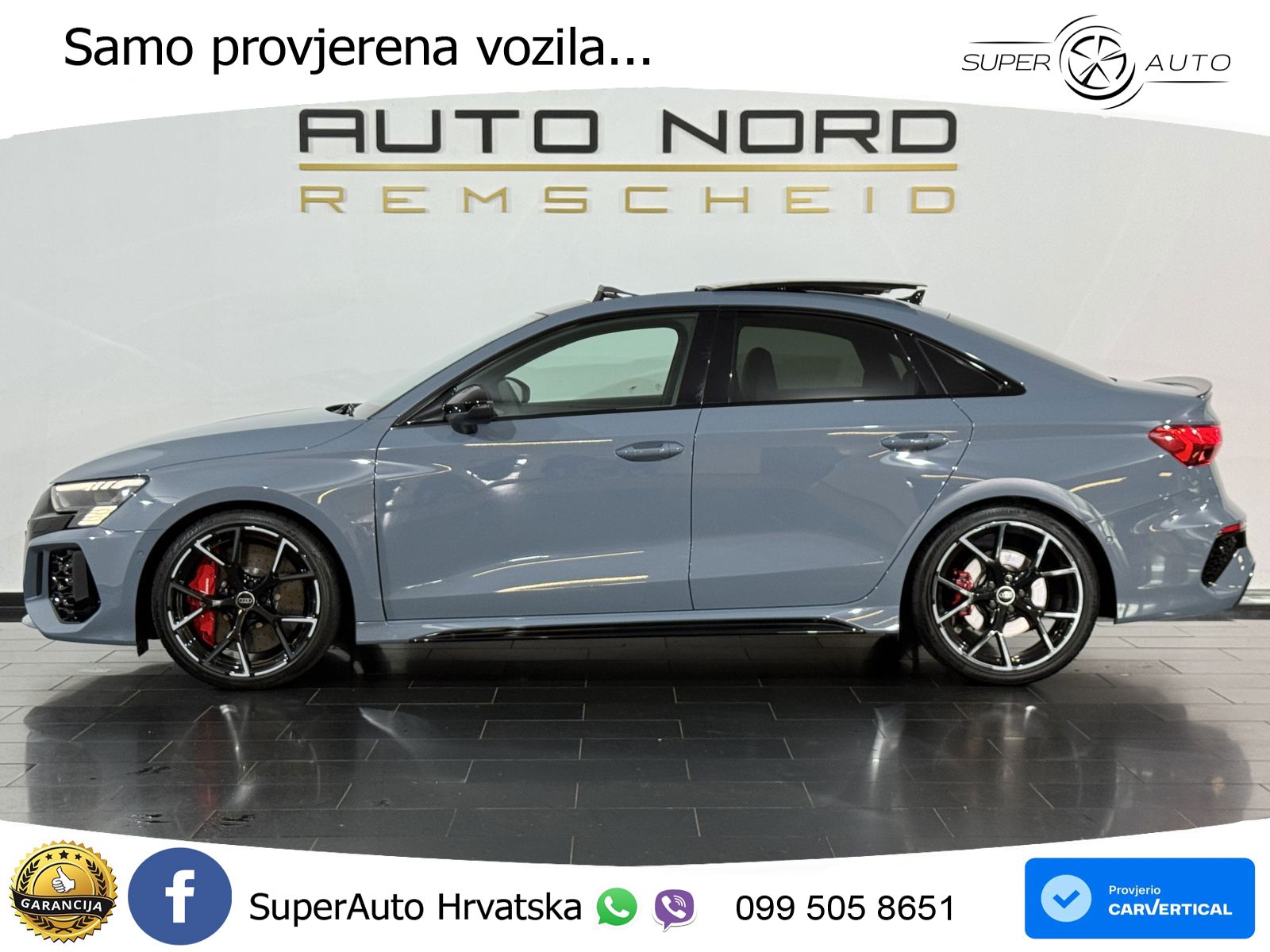 Audi RS3 Sedan 2.5 TFSI (400 KS) quattro S tronic LED+GR SJED+ACC