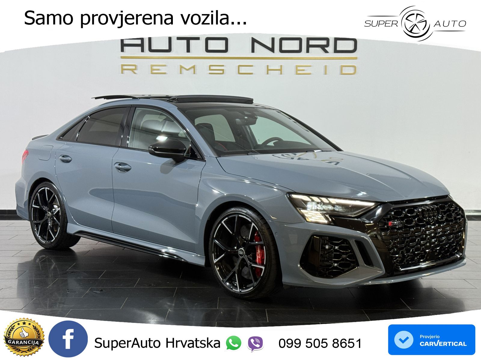 Audi RS3 Sedan 2.5 TFSI (400 KS) quattro S tronic LED+GR SJED+ACC