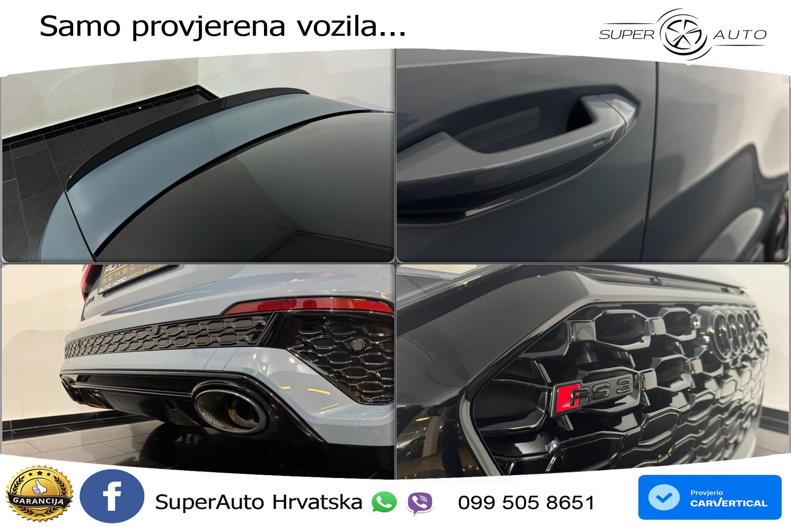 Audi RS3 Sedan 2.5 TFSI (400 KS) quattro S tronic LED+GR SJED+ACC