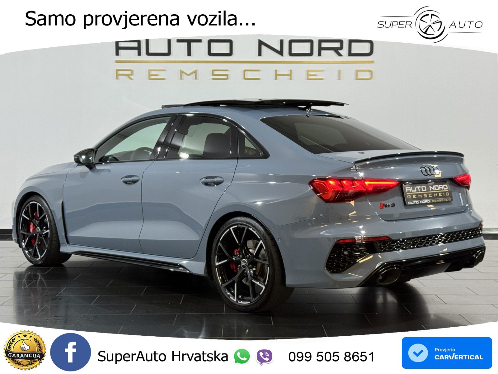 Audi RS3 Sedan 2.5 TFSI (400 KS) quattro S tronic LED+GR SJED+ACC