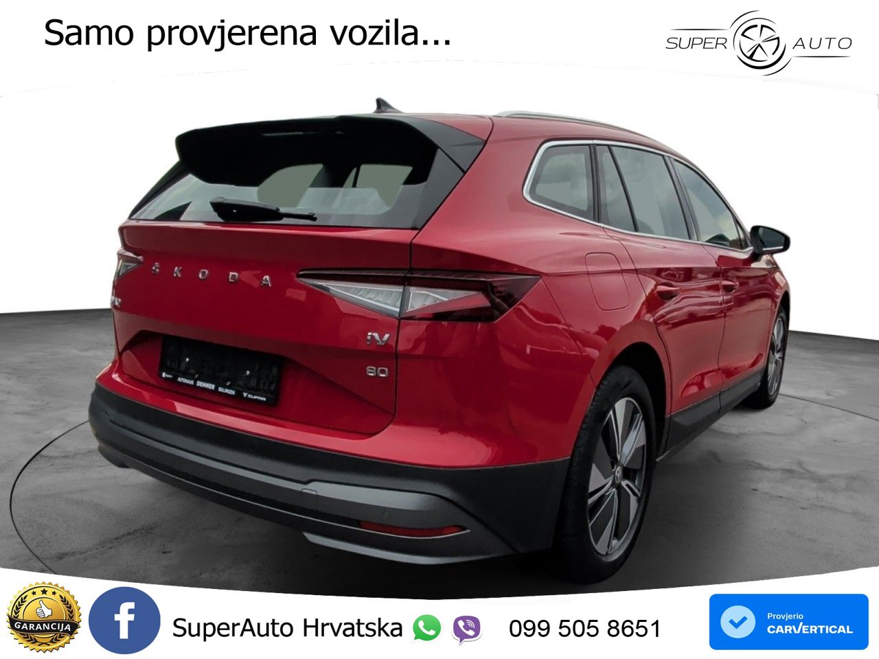 Škoda Enyaq iV 80 82 kWh (204 KS) Selection LED+GR SJED+ACC