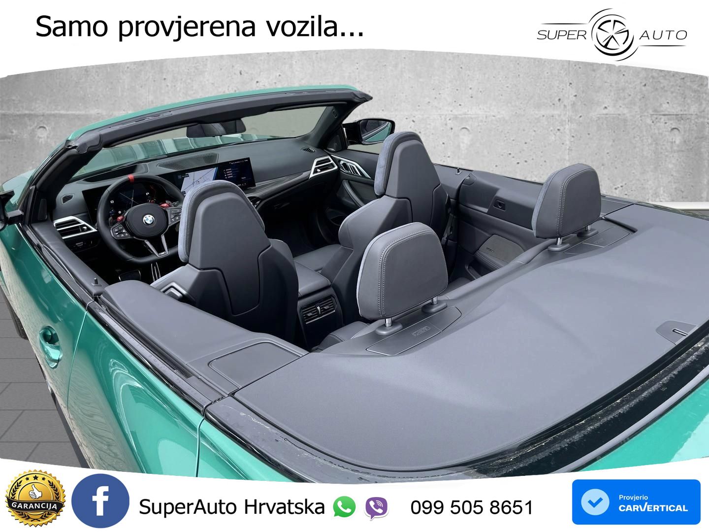 BMW M4 Convertible Competition 3.0 (530 KS) xDrive Steptronic LED+GR SJED+ACC