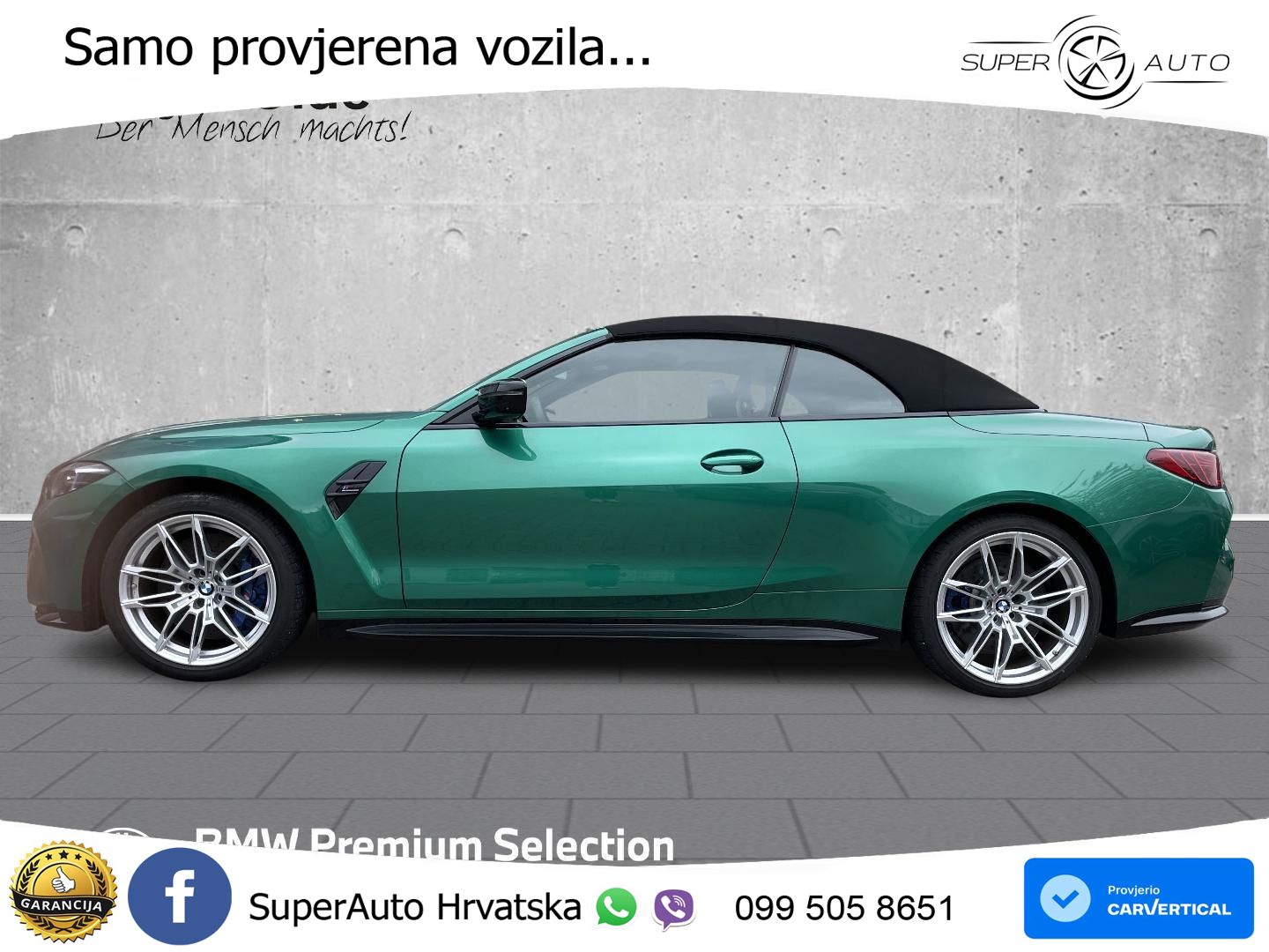 BMW M4 Convertible Competition 3.0 (530 KS) xDrive Steptronic LED+GR SJED+ACC