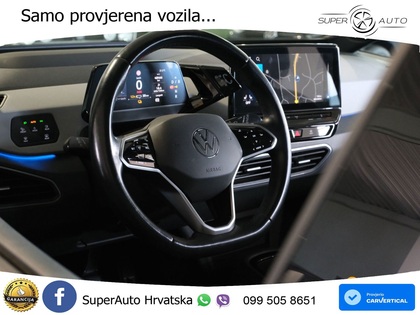 Volkswagen ID.3 Pro Performance 62 kWh (204 KS) LED+GR SJED+ACC