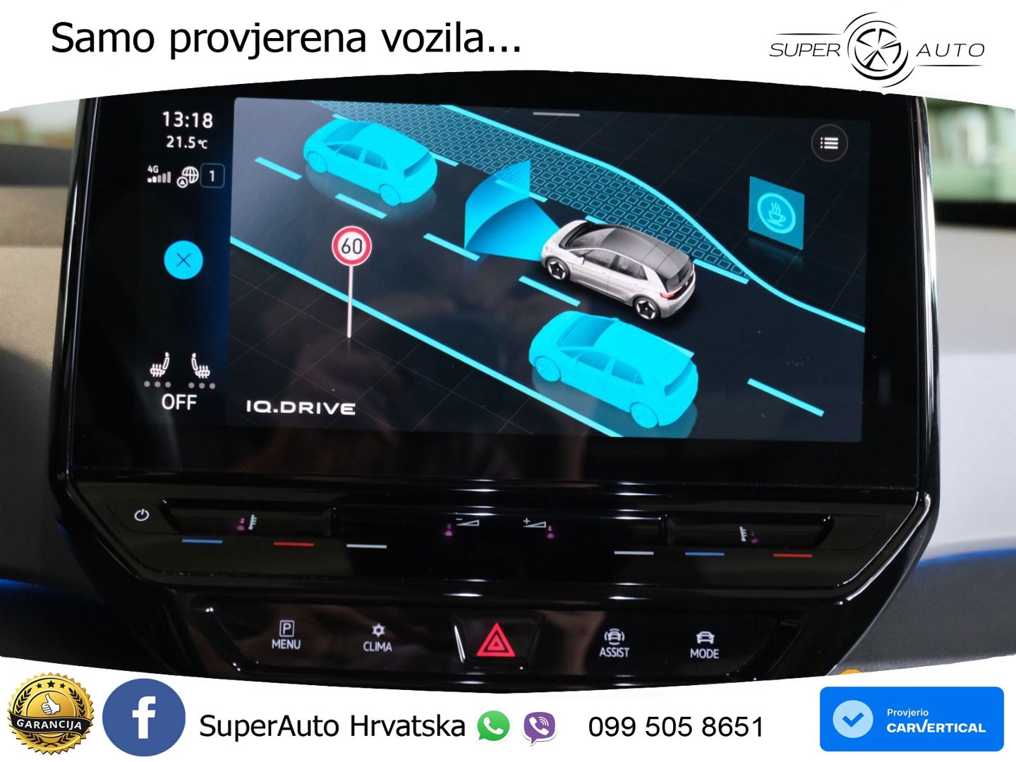 Volkswagen ID.3 Pro Performance 62 kWh (204 KS) LED+GR SJED+ACC