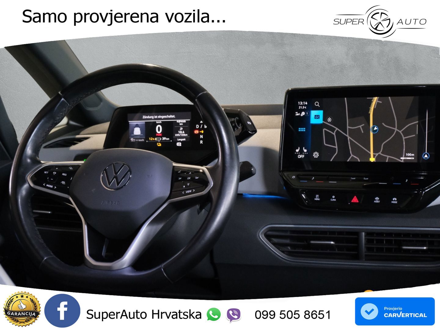 Volkswagen ID.3 Pro Performance 62 kWh (204 KS) LED+GR SJED+ACC