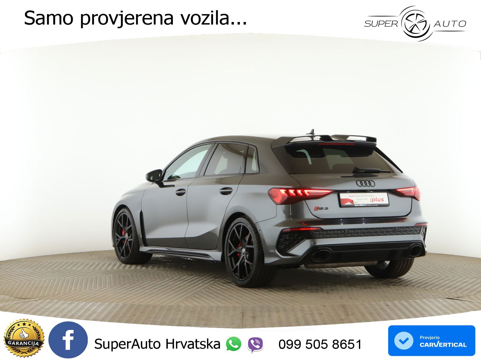 Audi RS3 Sportback 2.5 TFSI (400 KS) quattro S tronic LED+GR SJED+ACC