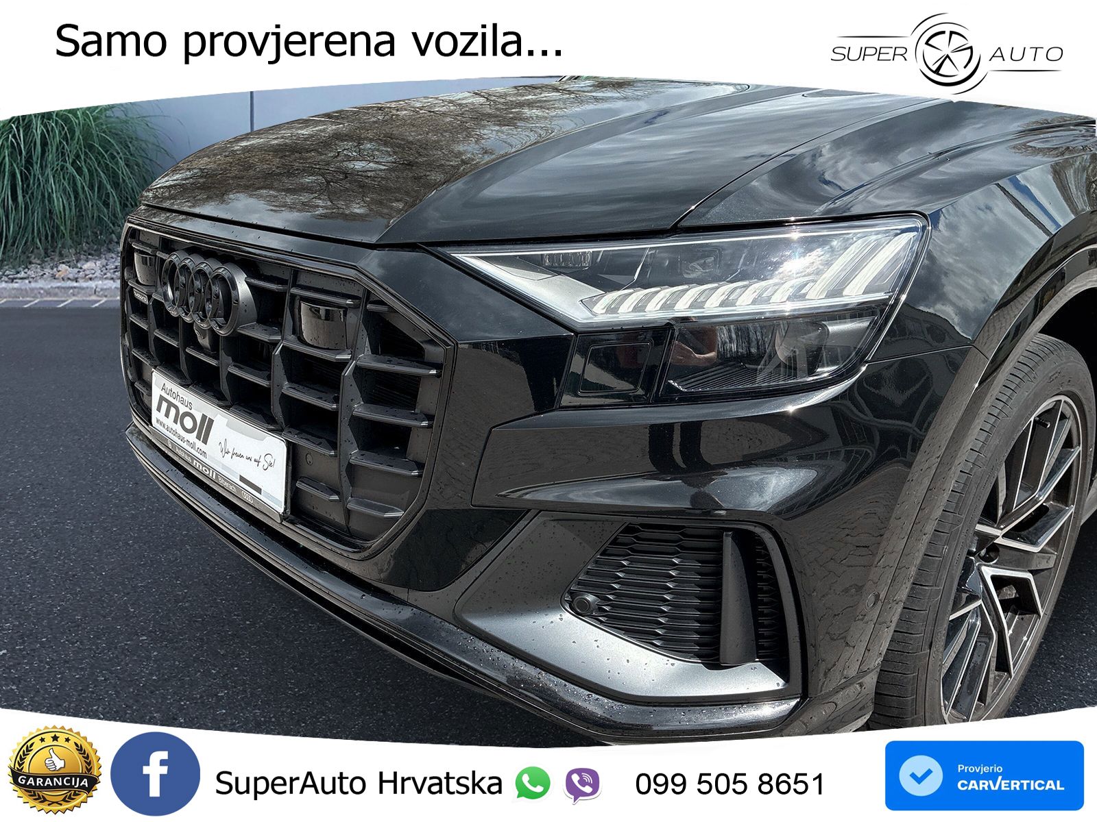 Audi Q8 50 TDI V6 (286 KS) quattro Tiptronic S line LED+GR SJED+ACC