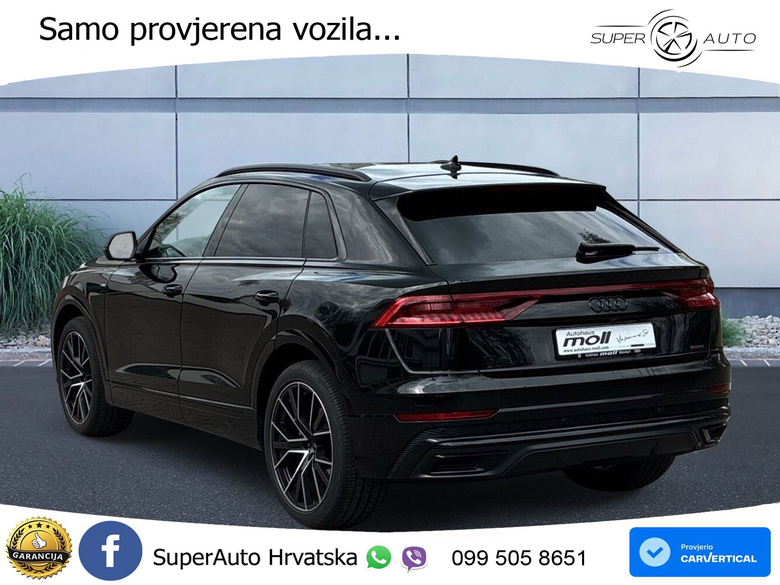 Audi Q8 50 TDI V6 (286 KS) quattro Tiptronic S line LED+GR SJED+ACC