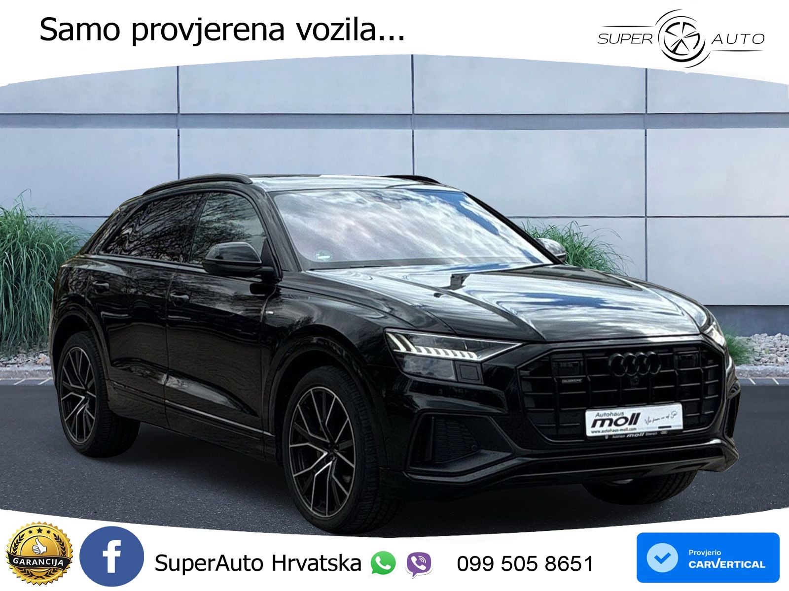 Audi Q8 50 TDI V6 (286 KS) quattro Tiptronic S line LED+GR SJED+ACC