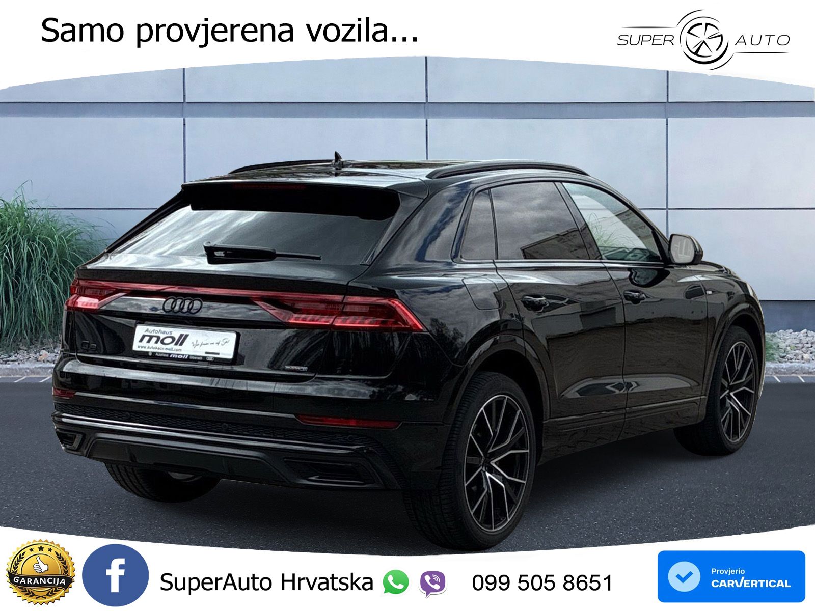 Audi Q8 50 TDI V6 (286 KS) quattro Tiptronic S line LED+GR SJED+ACC