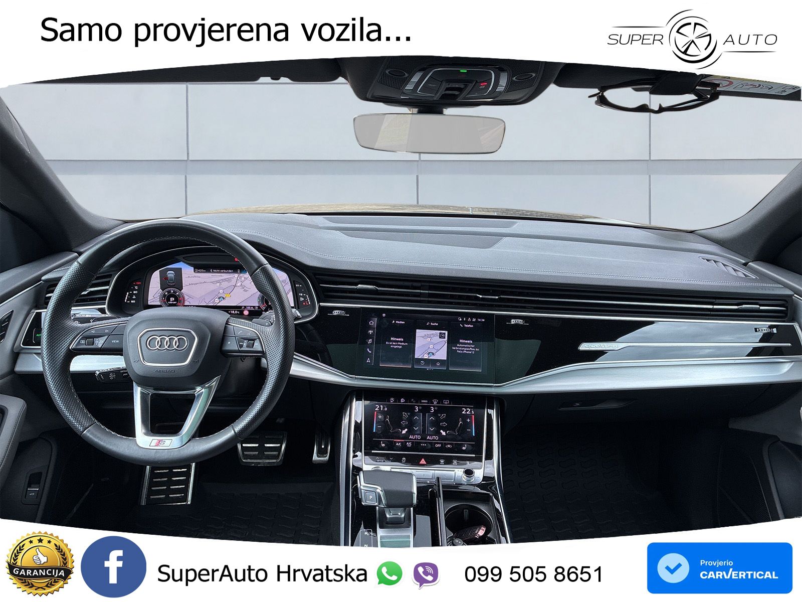 Audi Q8 50 TDI V6 (286 KS) quattro Tiptronic S line LED+GR SJED+ACC