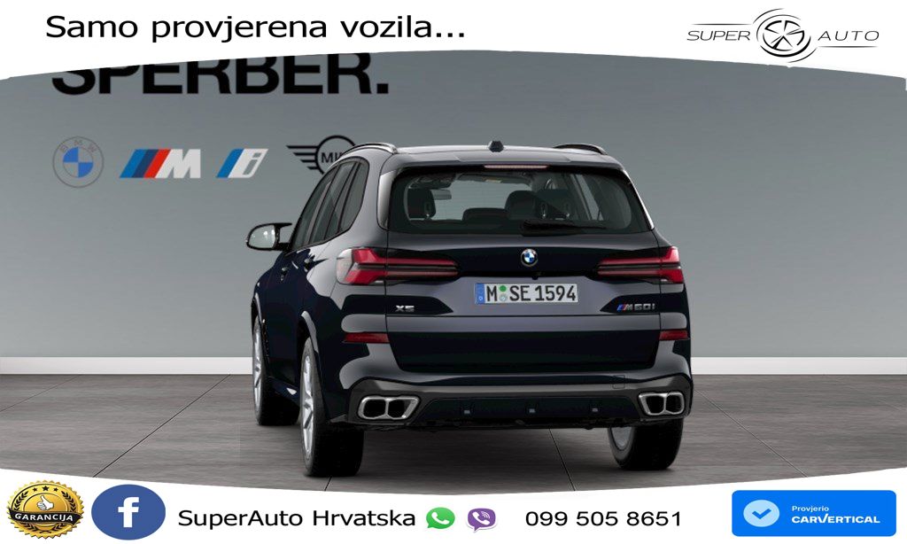 BMW X5 M60i V8 (530 KS) xDrive Steptronic M Sport ZRAČNI+ACC+GR SJED+KAM+PANO