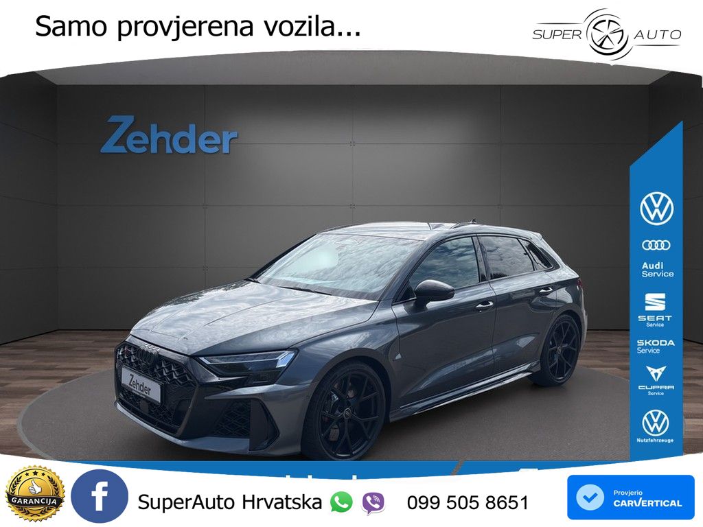 Audi RS3 Sportback 2.5 TFSI (400 KS) quattro S tronic LED+GR SJED+ACC