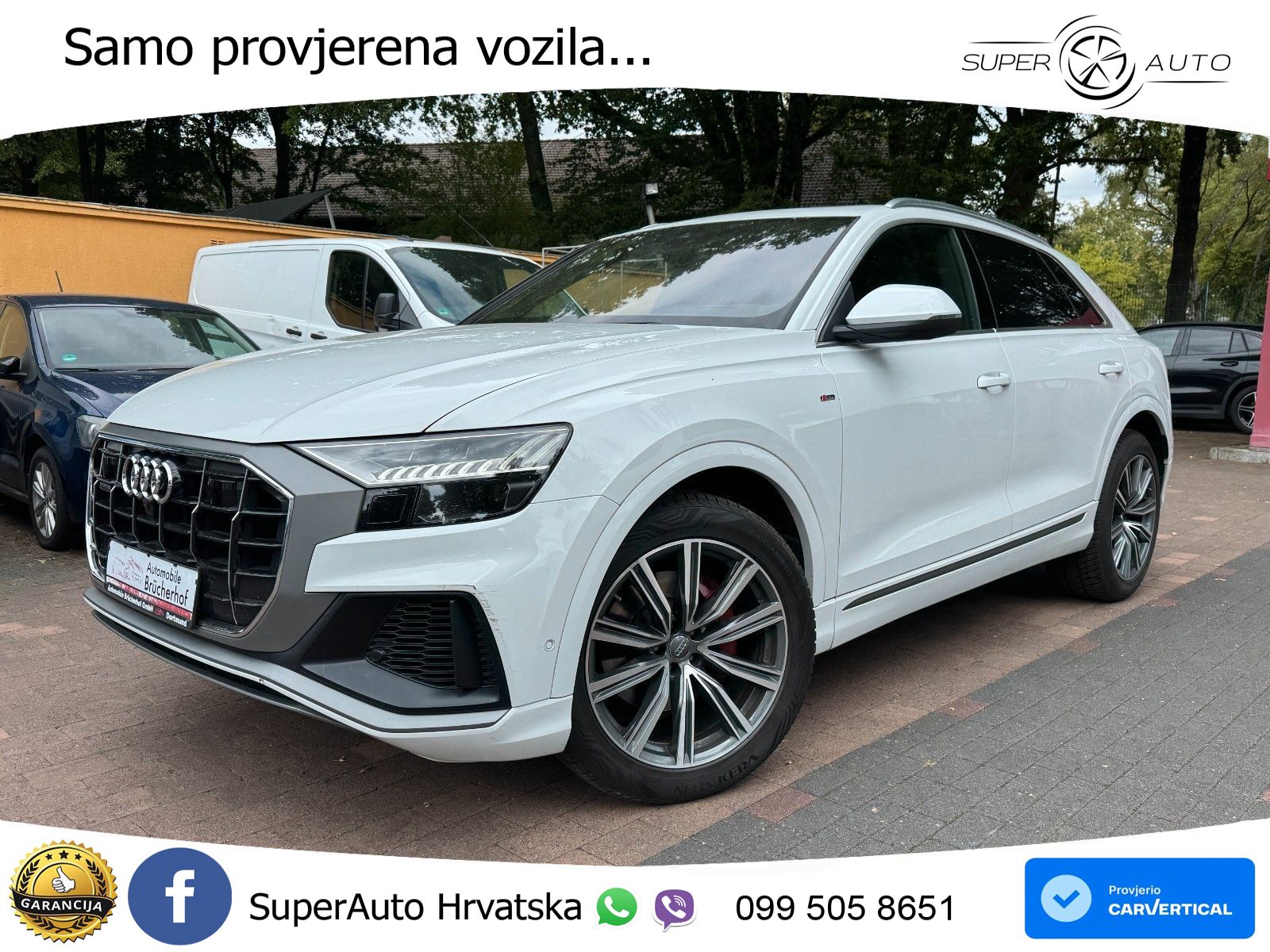 Audi Q8 50 TDI V6 (286 KS) quattro Tiptronic S line LED+GR SJED+ACC
