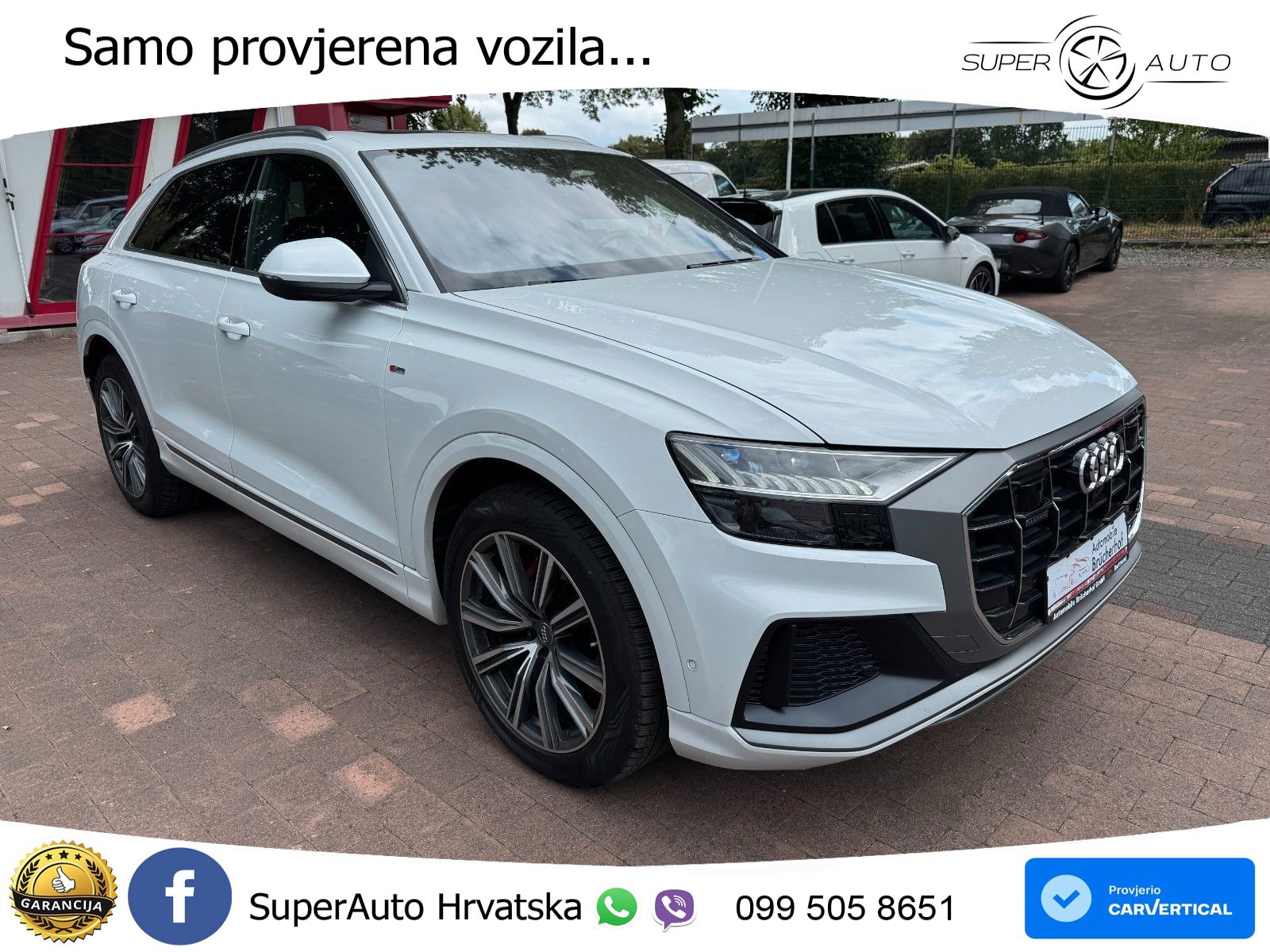 Audi Q8 50 TDI V6 (286 KS) quattro Tiptronic S line LED+GR SJED+ACC