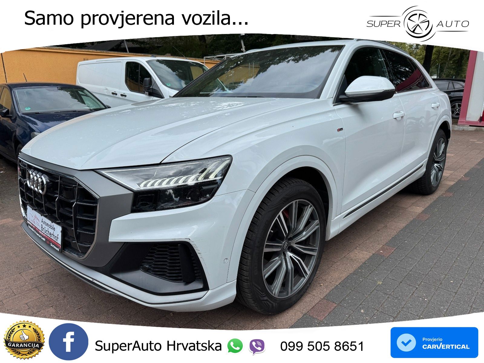 Audi Q8 50 TDI V6 (286 KS) quattro Tiptronic S line LED+GR SJED+ACC