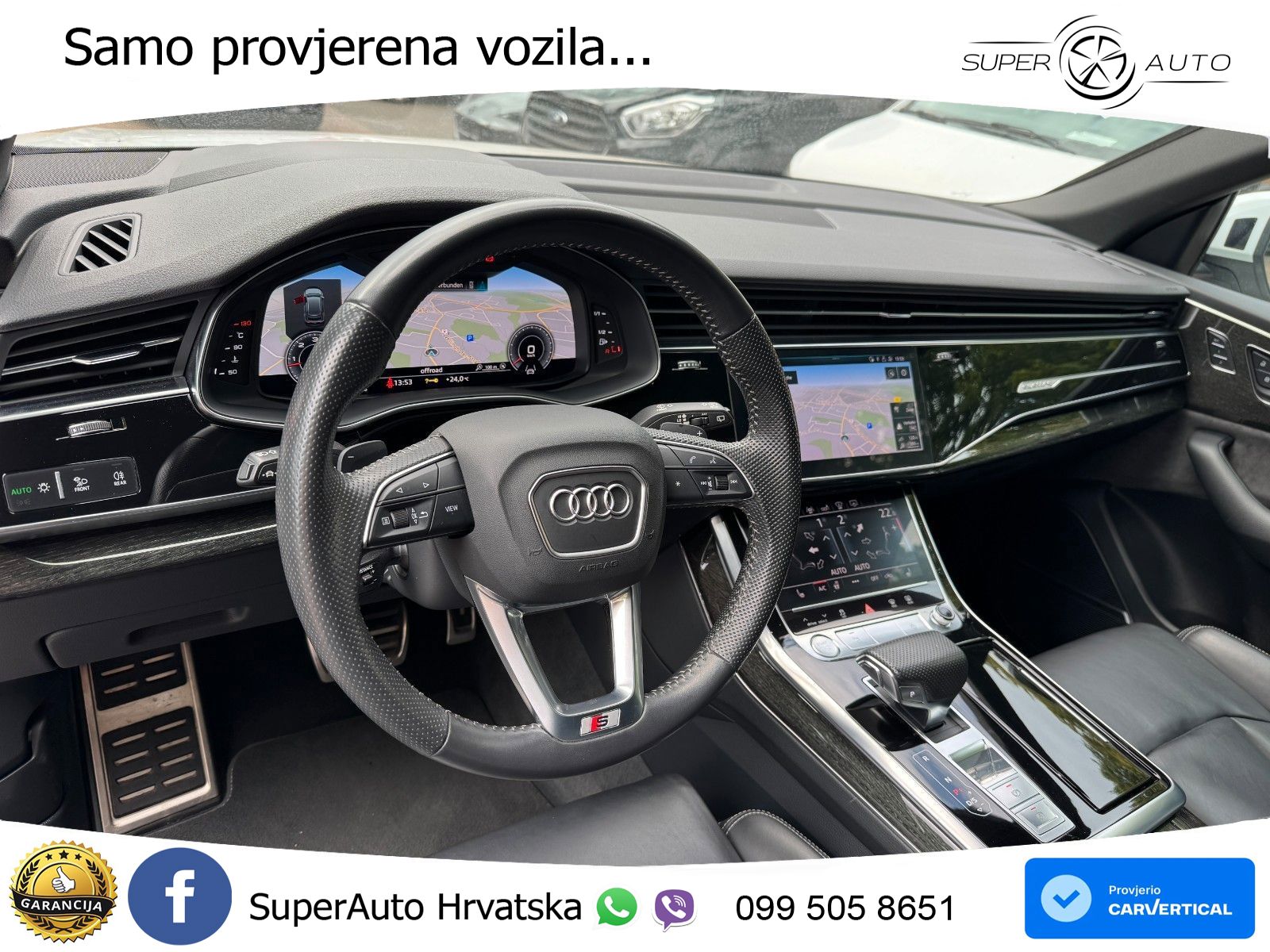 Audi Q8 50 TDI V6 (286 KS) quattro Tiptronic S line LED+GR SJED+ACC