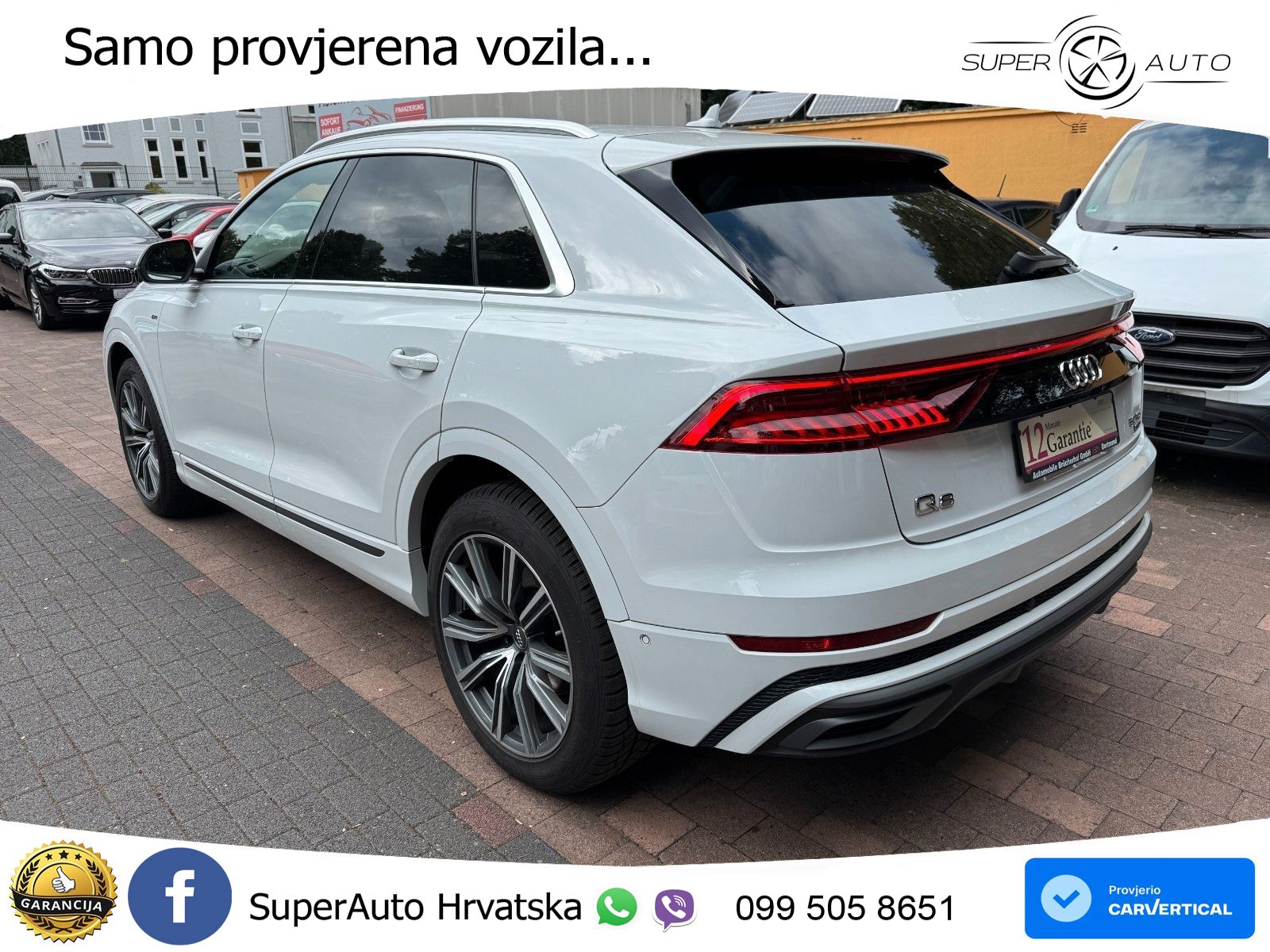 Audi Q8 50 TDI V6 (286 KS) quattro Tiptronic S line LED+GR SJED+ACC