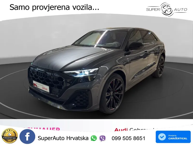 Audi Q8 60 TFSIe V6 (490 KS) quattro Tiptronic S line 489 KS LED+GR SJED+ACC