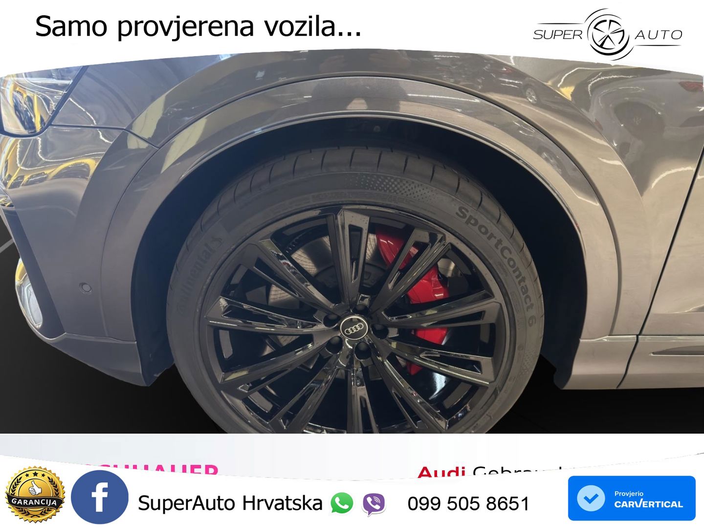 Audi Q8 60 TFSIe V6 (490 KS) quattro Tiptronic S line 489 KS LED+GR SJED+ACC