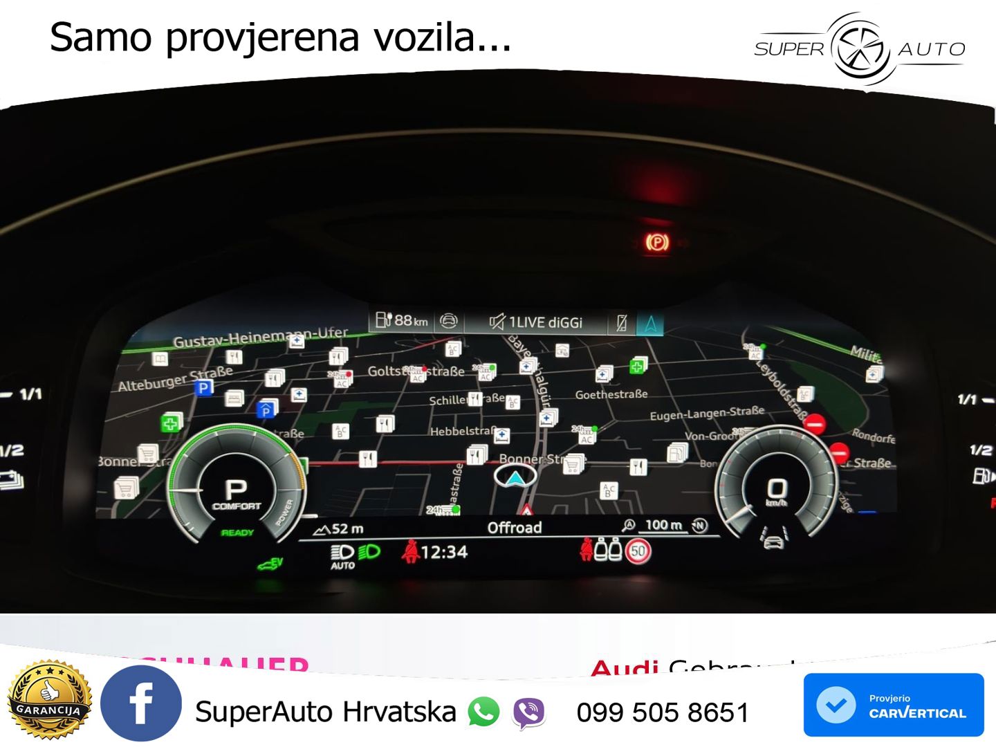 Audi Q8 60 TFSIe V6 (490 KS) quattro Tiptronic S line 489 KS LED+GR SJED+ACC