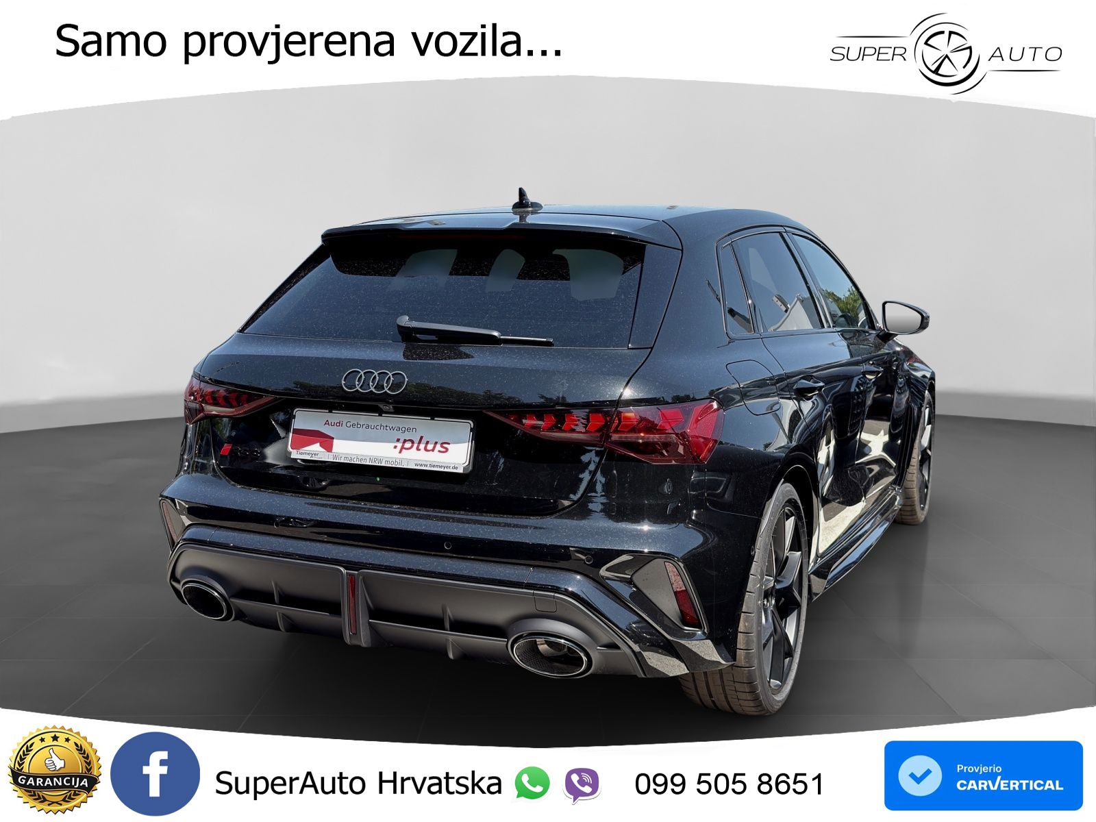 Audi RS3 Sportback 2.5 TFSI (400 KS) quattro S tronic LED+GR SJED+ACC