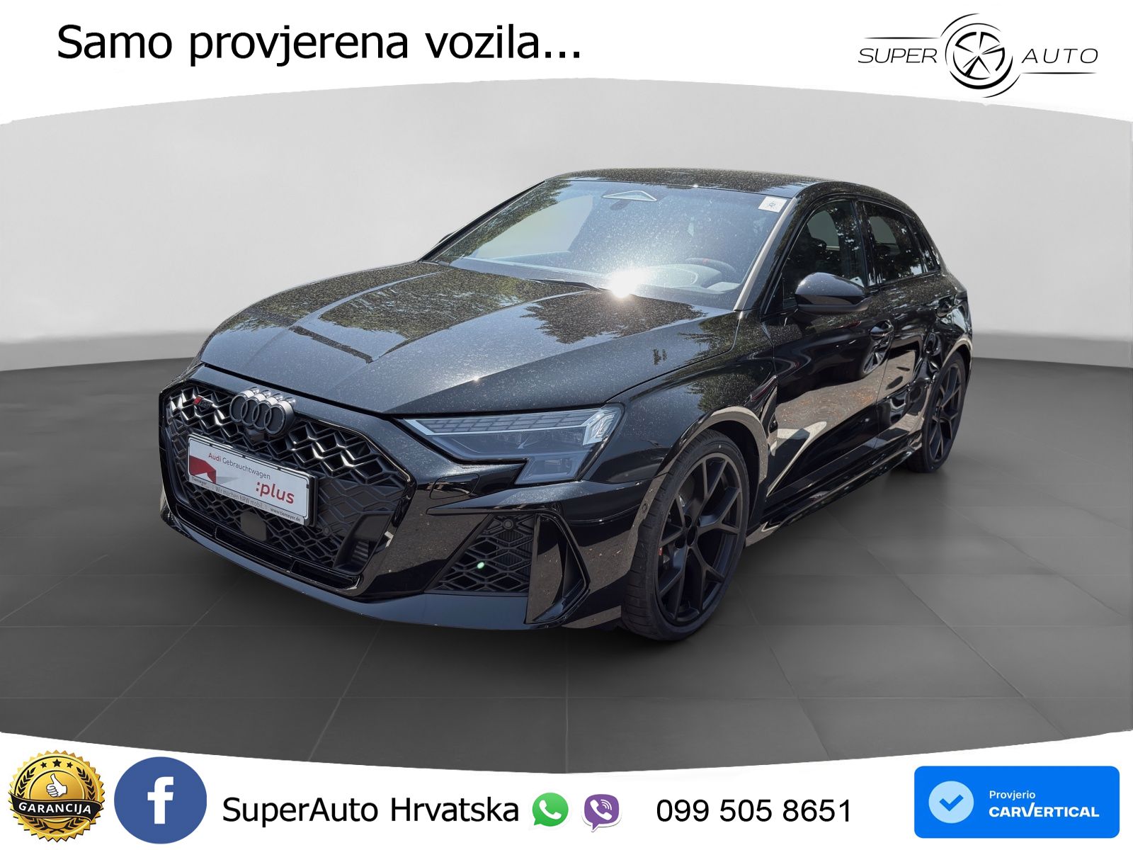 Audi RS3 Sportback 2.5 TFSI (400 KS) quattro S tronic LED+GR SJED+ACC