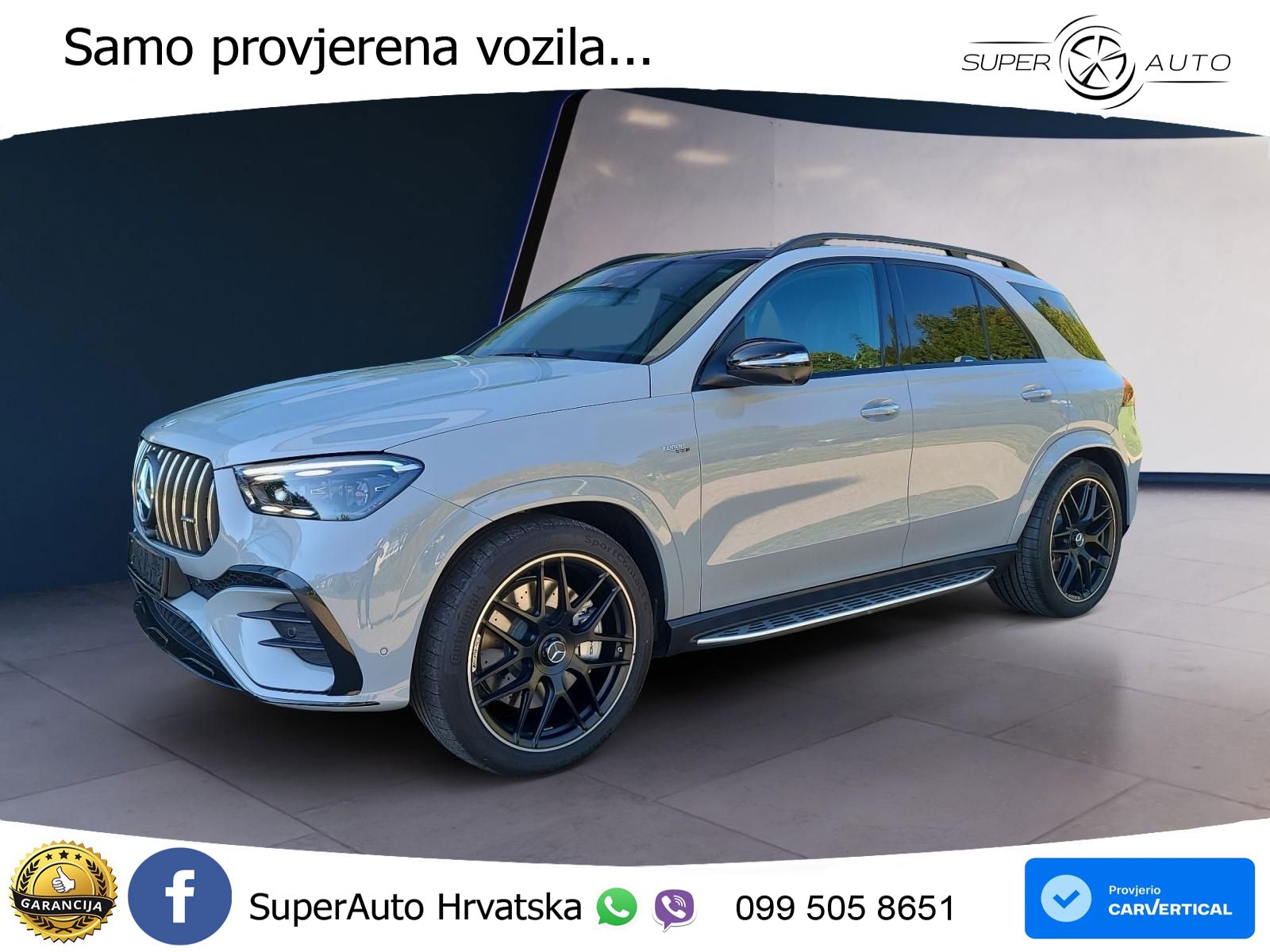 Mercedes AMG GLE 53 (435 KS) EQ Boost 4MATIC+ AMG SPEEDSHIFT TCT 9G LED+GR SJED+ACC