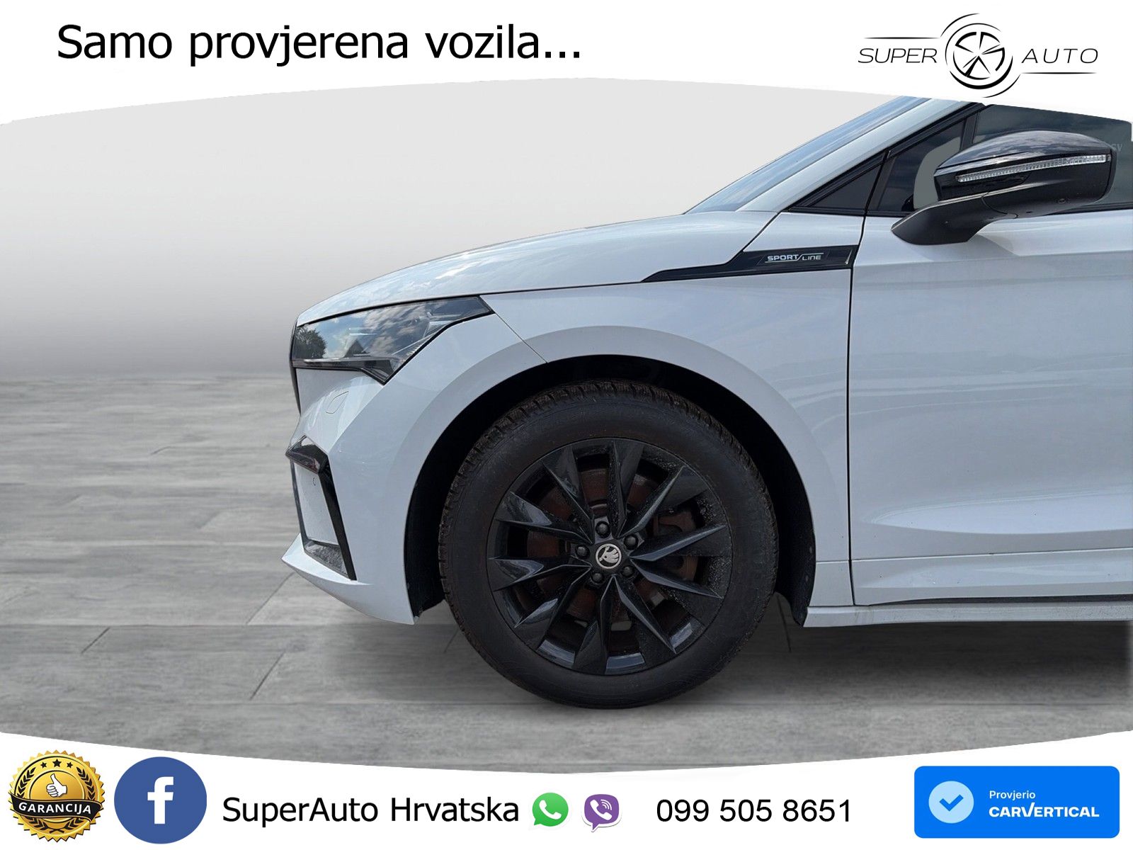Škoda Enyaq iV 80x 82 kWh (265 KS) AWD SportLine LED+GR SJED+ACC