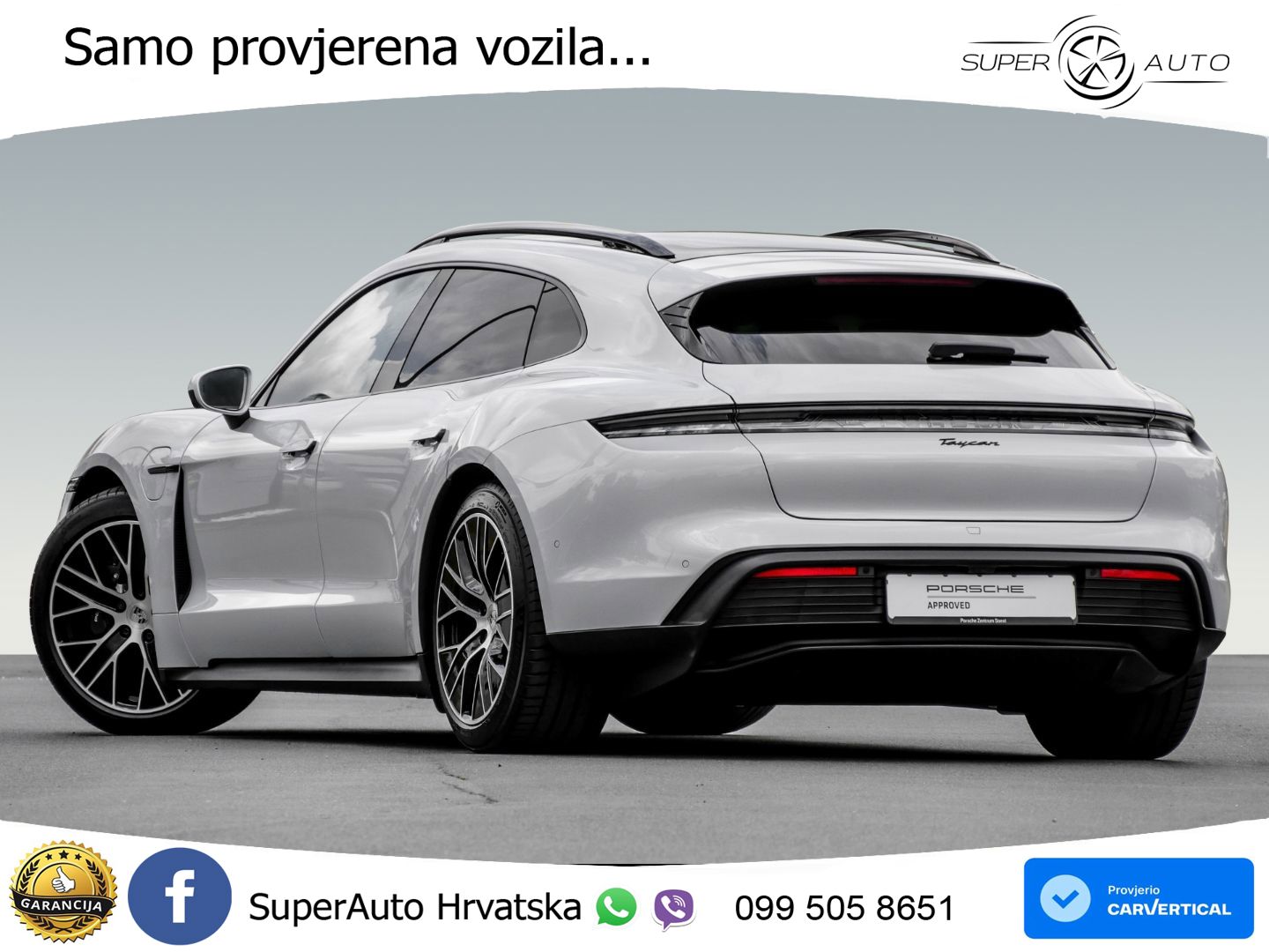 Porsche Taycan Sport Turismo 105 kWh (435 KS)