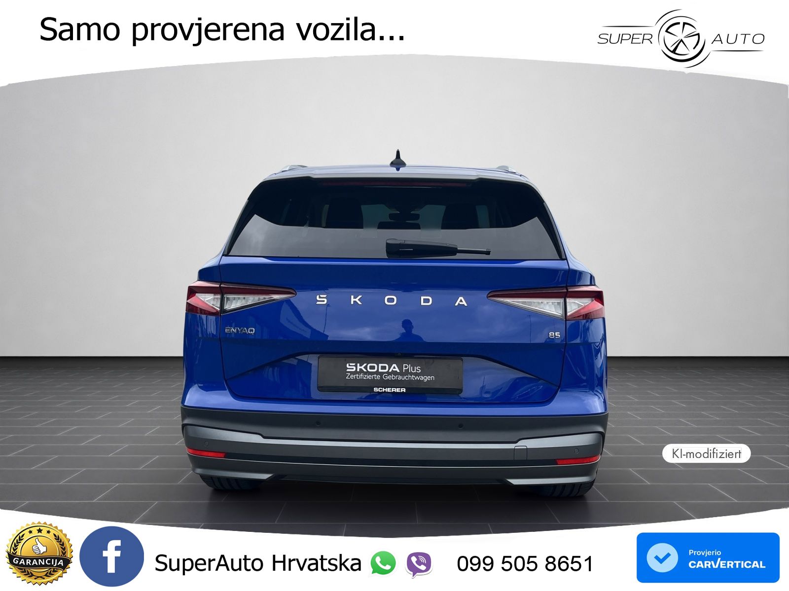 Škoda Enyaq 85 82 kWh (286 KS) LED+GR SJED+ACC