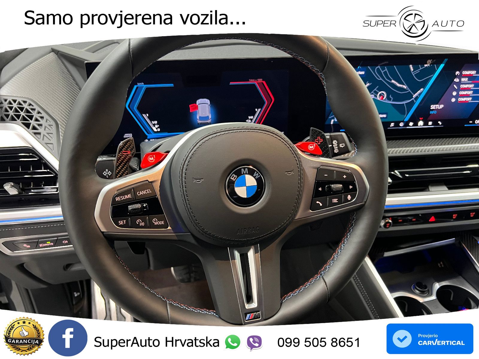 BMW XM 50e (476 KS) M xDrive M Steptronic LED+GR SJED+ACC