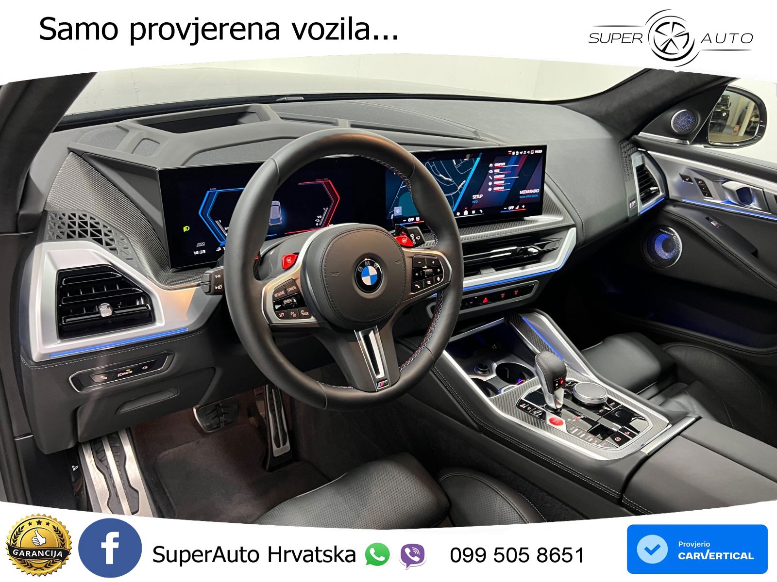 BMW XM 50e (476 KS) M xDrive M Steptronic LED+GR SJED+ACC