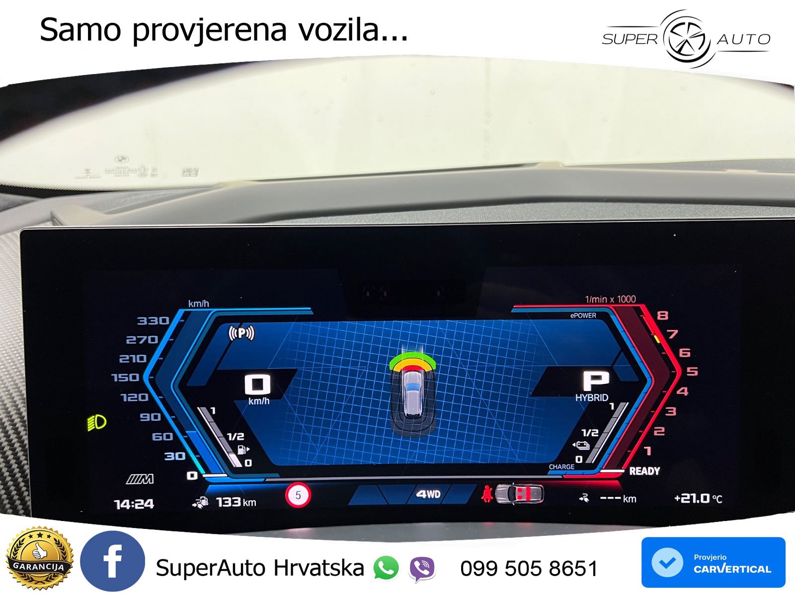 BMW XM 50e (476 KS) M xDrive M Steptronic LED+GR SJED+ACC
