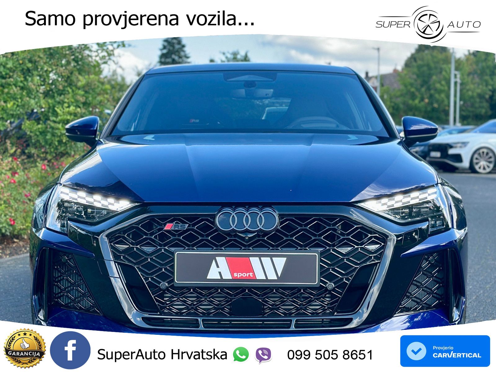 Audi RS3 Sedan 2.5 TFSI (400 KS) quattro S tronic LED+GR SJED+ACC