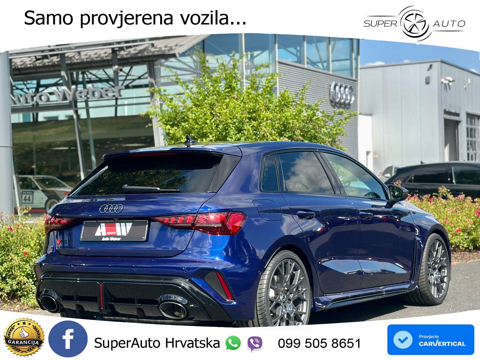 Audi RS3 Sedan 2.5 TFSI (400 KS) quattro S tronic LED+GR SJED+ACC