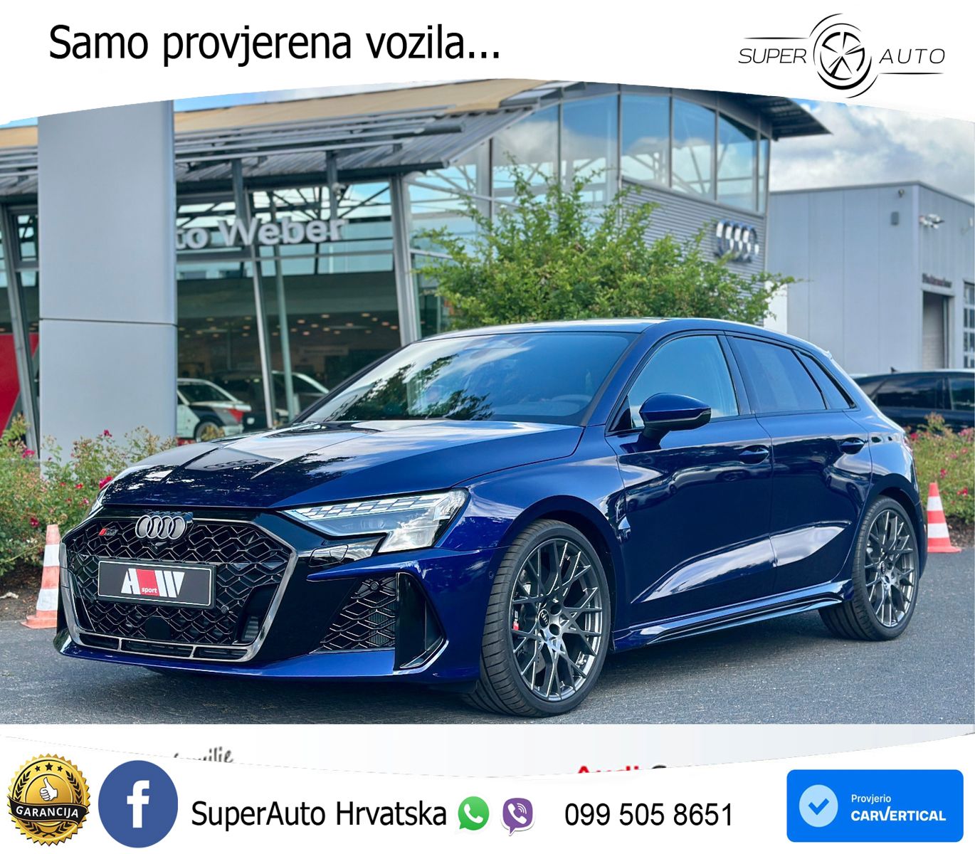 Audi RS3 Sedan 2.5 TFSI (400 KS) quattro S tronic LED+GR SJED+ACC
