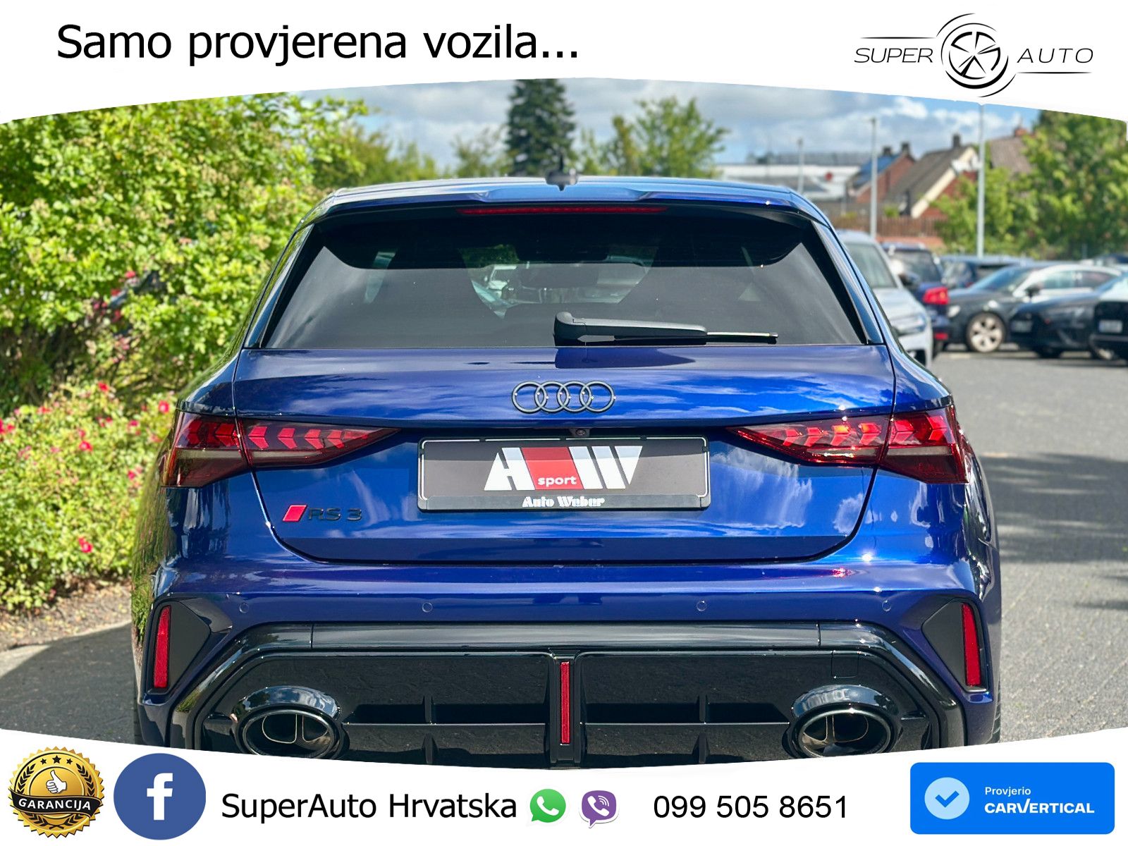 Audi RS3 Sedan 2.5 TFSI (400 KS) quattro S tronic LED+GR SJED+ACC