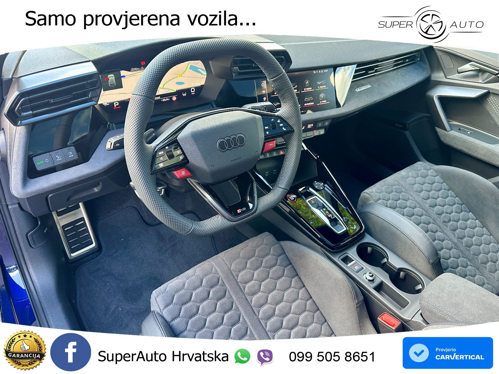 Audi RS3 Sedan 2.5 TFSI (400 KS) quattro S tronic LED+GR SJED+ACC